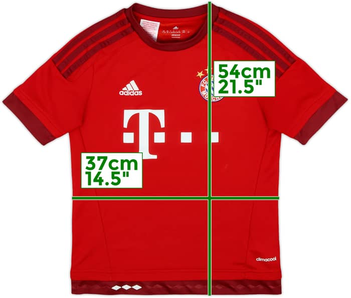 2015-16 Bayern Munich Home Shirt - 9/10 - (M.Boys)