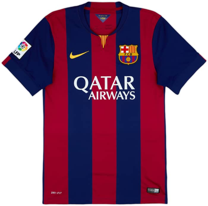 2014-15 Barcelona Home Shirt Messi #10 - 7/10 - (S)
