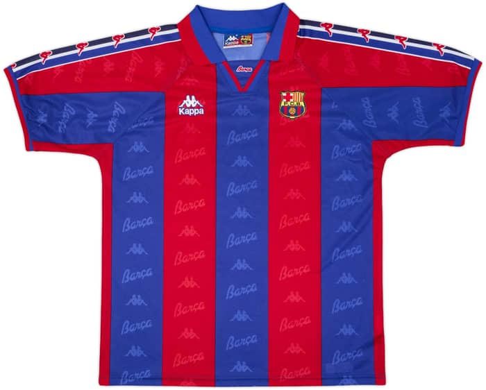 1995-97 Barcelona Home Shirt - 9/10 - (L)