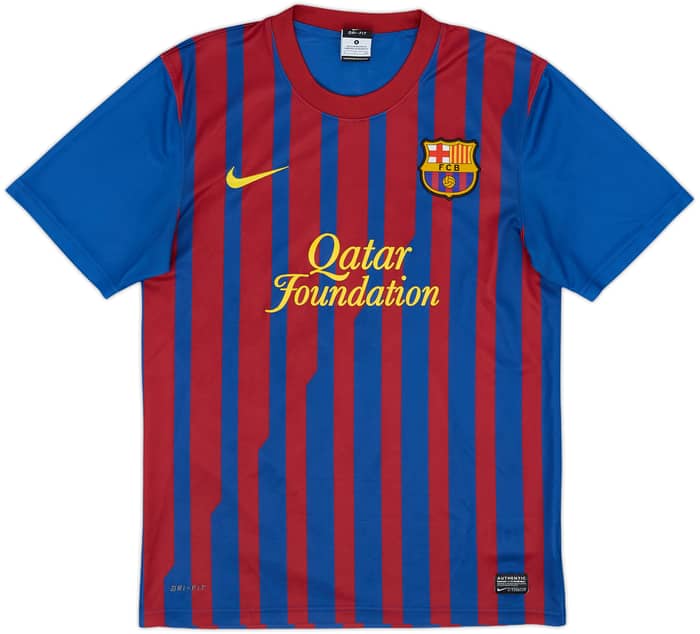 2011-12 Barcelona Basic Home Shirt Messi #10 - 8/10 - (S)