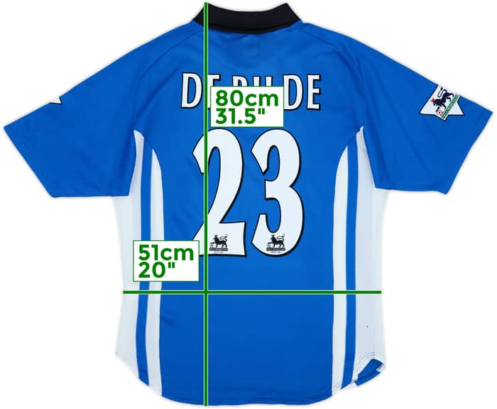 1999-00 Sheffield Wednesday Home Shirt De Bilde #23 - 6/10 - (M)