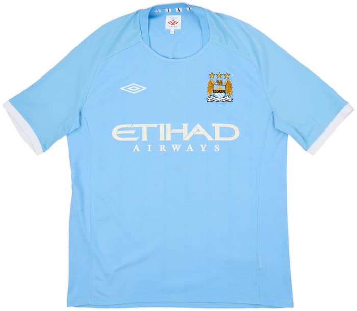 2010-11 Manchester City Home Shirt Silva #21 - 6/10 - (L)