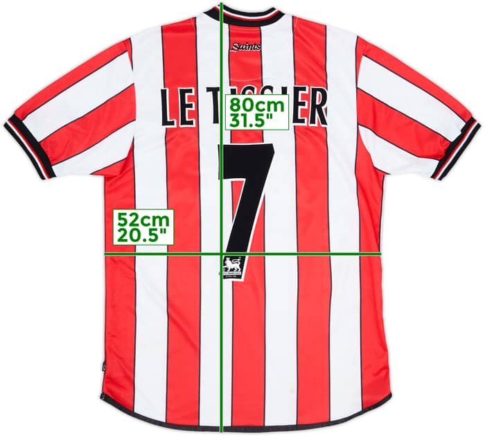2001-03 Southampton Home Shirt Le Tissier #7 - 7/10 - (S)