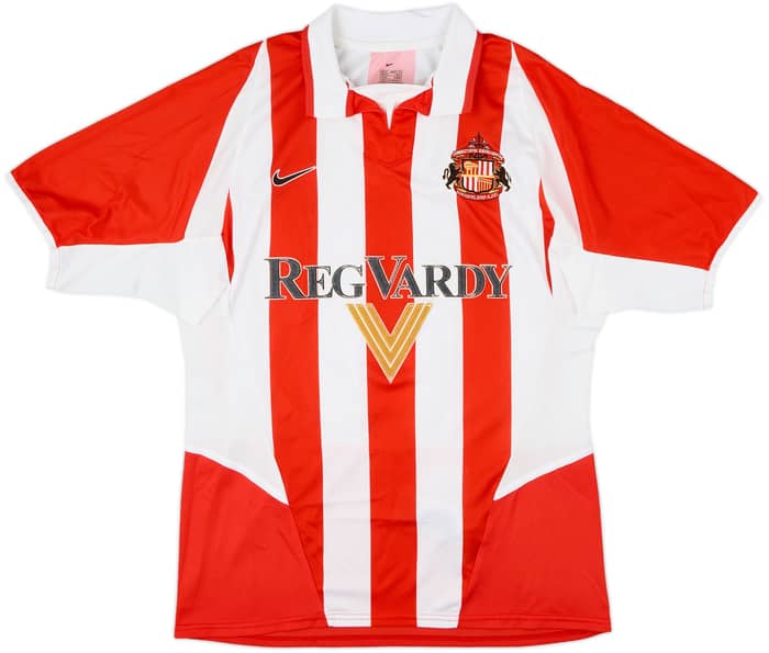 2002-04 Sunderland Home Shirt Flo #9 - 8/10 - (M)