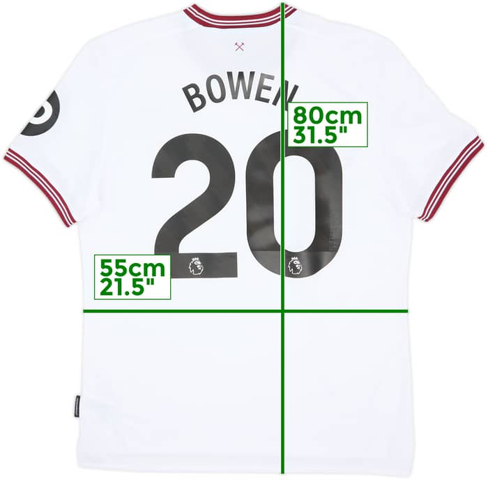 2023-24 West Ham Away Shirt Bowen #20 (XL)