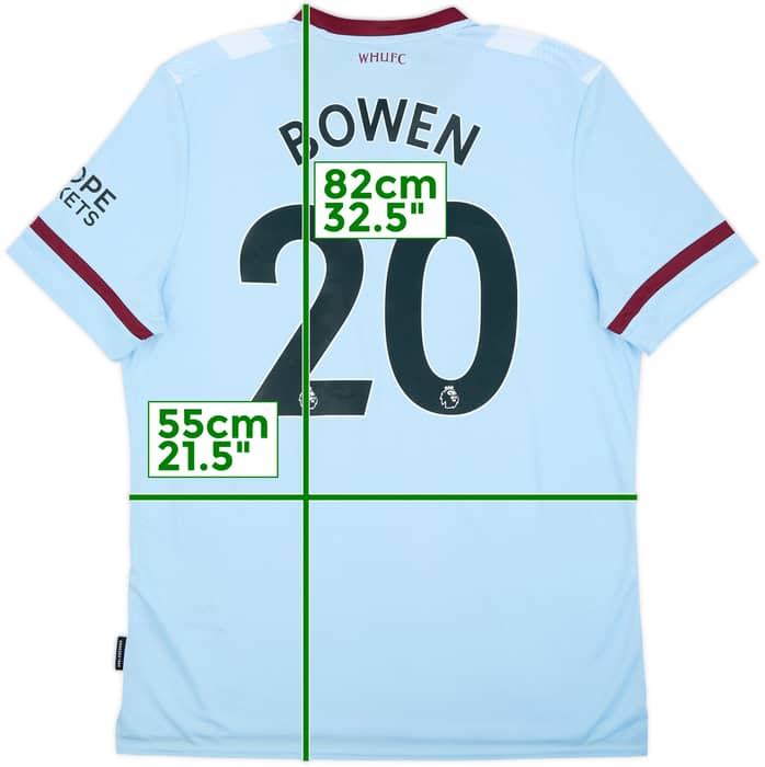 2021-22 West Ham Away Shirt Bowen #20 (XL)