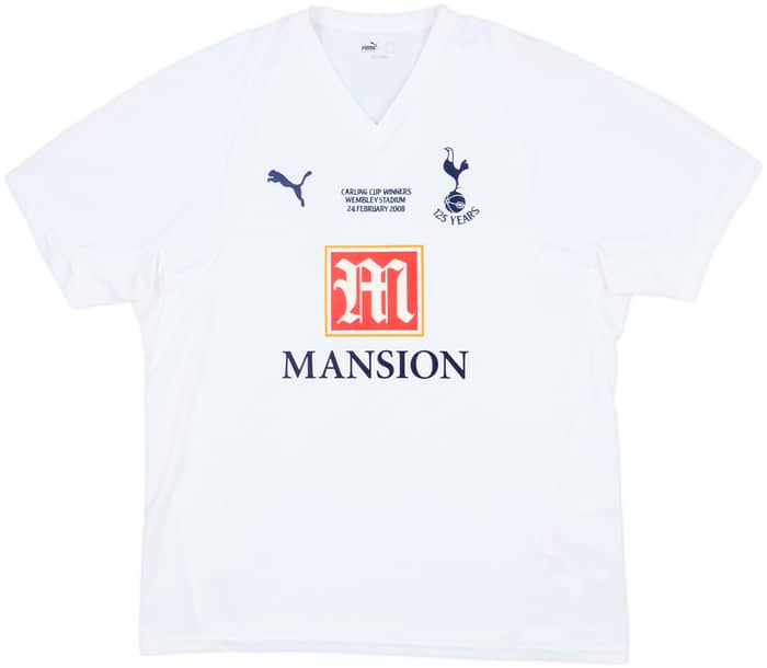 2007-08 Tottenham 'Carling Cup Winners' Home Shirt Bale #16 - 10/10 - (XL)