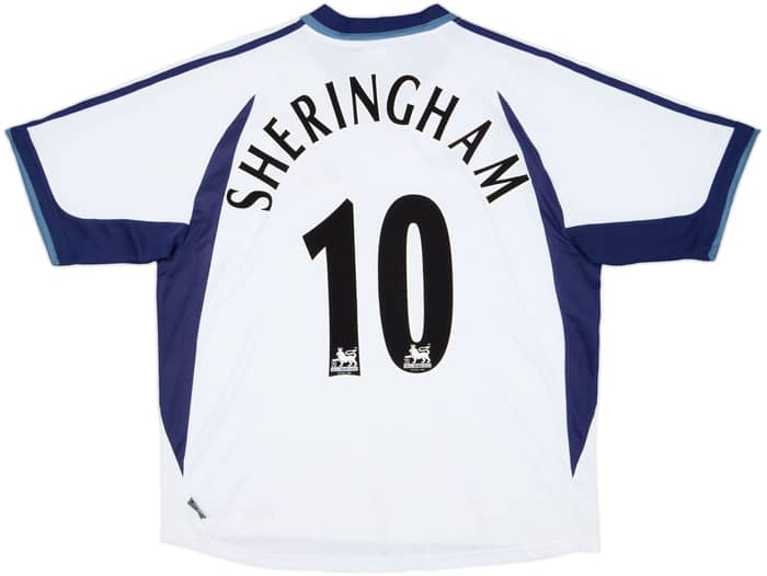 2001-02 Tottenham Home Shirt Sheringham #10 - 8/10 - (XL)