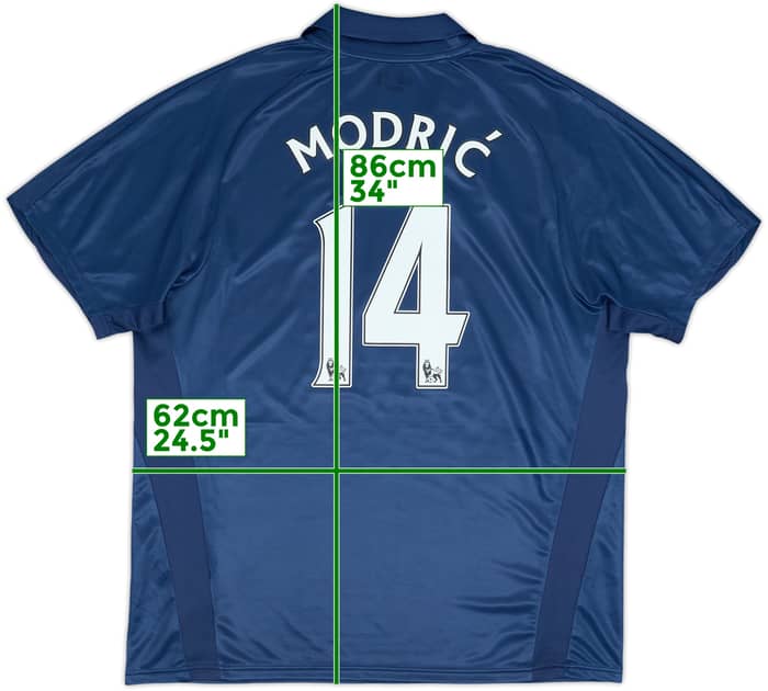 2007-08 Tottenham Away Shirt Modric #14 - 8/10 - (XXL)
