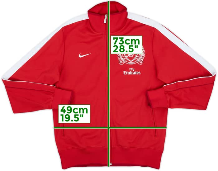 2011-12 Arsenal Nike Track Jacket - 9/10 - (M)