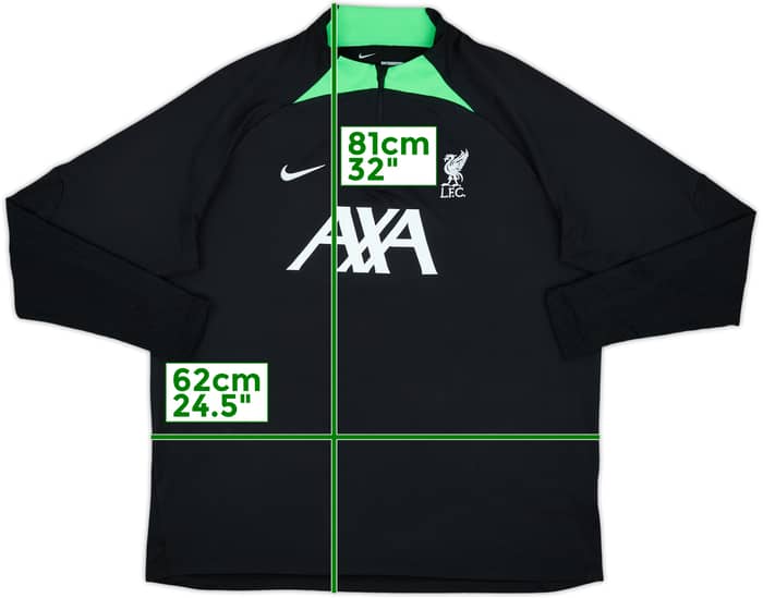 2023-24 Liverpool Nike 1/4 Zip Drill Top - 9/10 - (XXL)