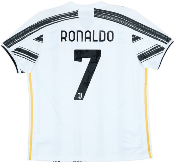2020-21 Juventus Home Shirt Ronaldo #7 - 8/10 - (XL)