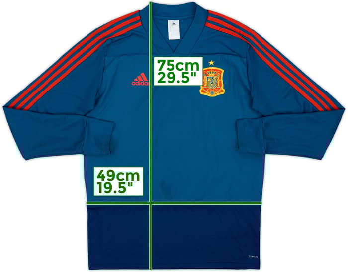 2017-18 Spain adidas Drill top - 5/10 - (M)