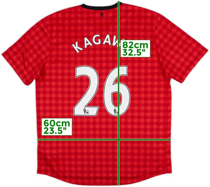 2012-13 Manchester United Home Shirt Kagawa #26 - 6/10 - (XL)