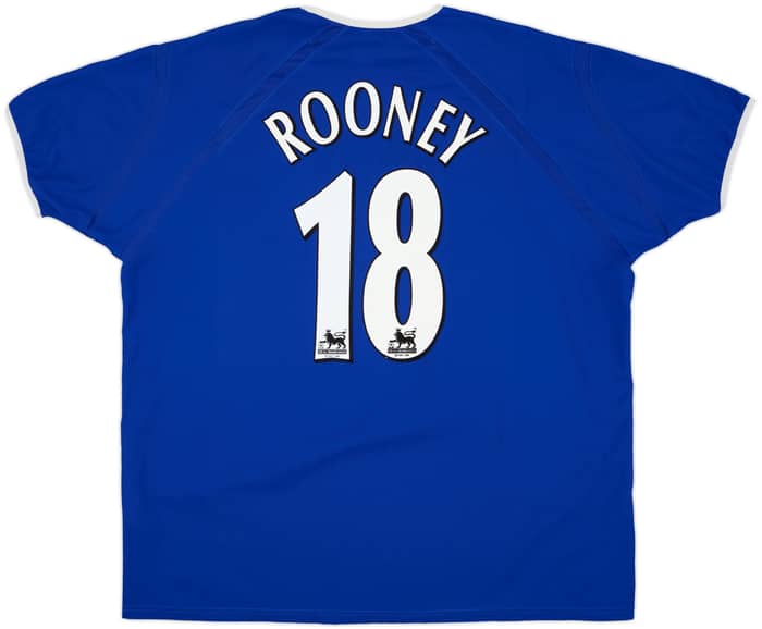 2003-04 Everton Home Shirt Rooney #18 - 10/10 - (XXL)