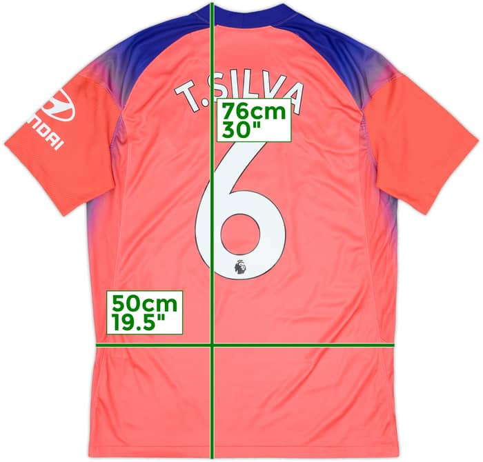 2020-21 Chelsea Third Shirt T.Silva #6 - 8/10 - (M)
