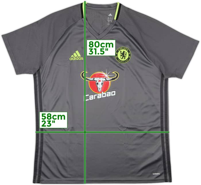 2016-17 Chelsea adidas Training Shirt - 8/10 - (XL)