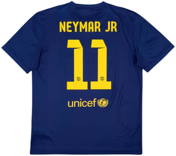 2014-15 Barcelona Basic Home Shirt Neymar Jr #11 - 10/10 - (L)