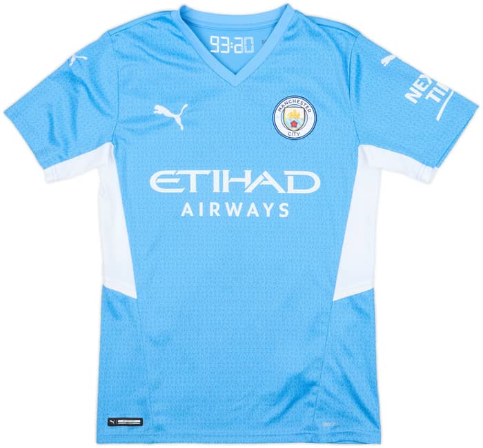 2021-22 Manchester City Home Shirt Foden #47 - 9/10 - (S)