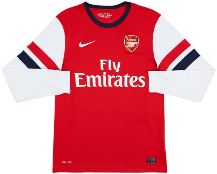 2012-14 Arsenal Home L/S Shirt Ozil #11 - 8/10 - (S)