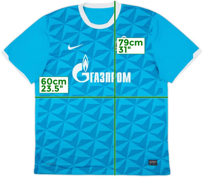 2011-12 Zenit St. Petersburg Home Shirt - 8/10 - (XL)