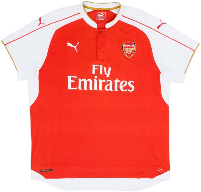 2015-16 Arsenal Home Shirt Arteta #8 - 8/10 - (XXL)