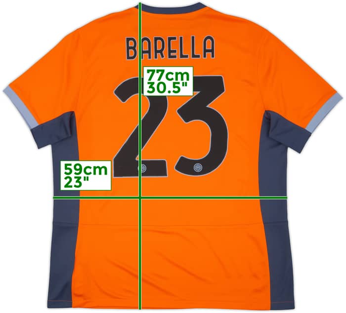 2023-24 Inter Milan Third Shirt Barella #23 - 10/10 - (XL)