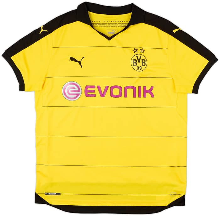 2015-16 Borussia Dortmund Home Shirt - 8/10 - (XL)