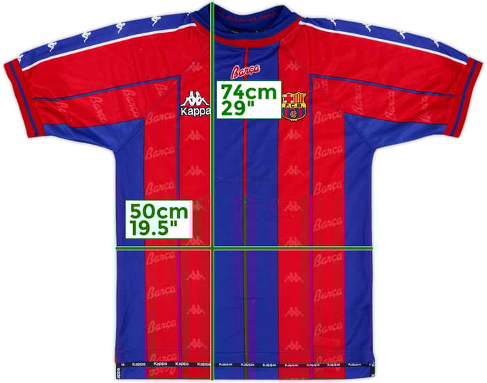 1997-98 Barcelona Home Shirt - 6/10 - (M)