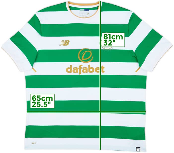 2017-18 Celtic 'Lisbon Lions 50th Anniversary' Home Shirt - 5/10 - (XXL)