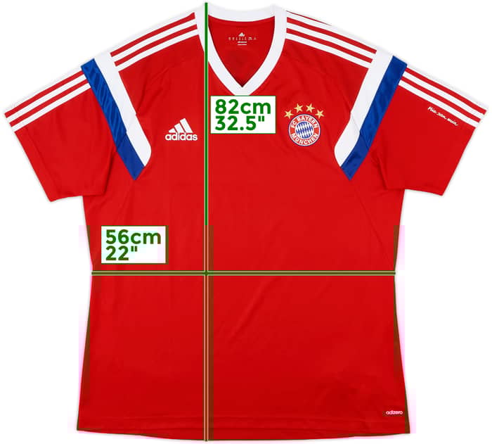 2014-15 Bayern Munich adidas Training Shirt - 8/10 - (XL)