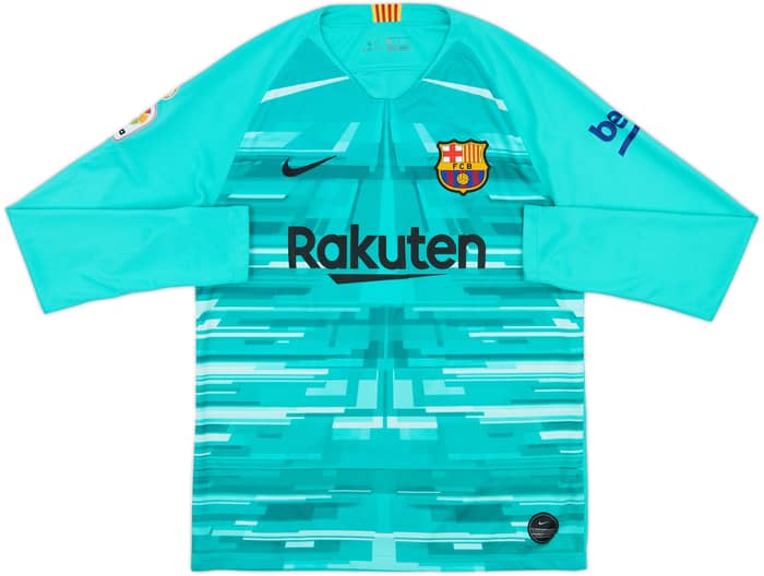 2019-20 Barcelona GK Shirt - 10/10 - (M)