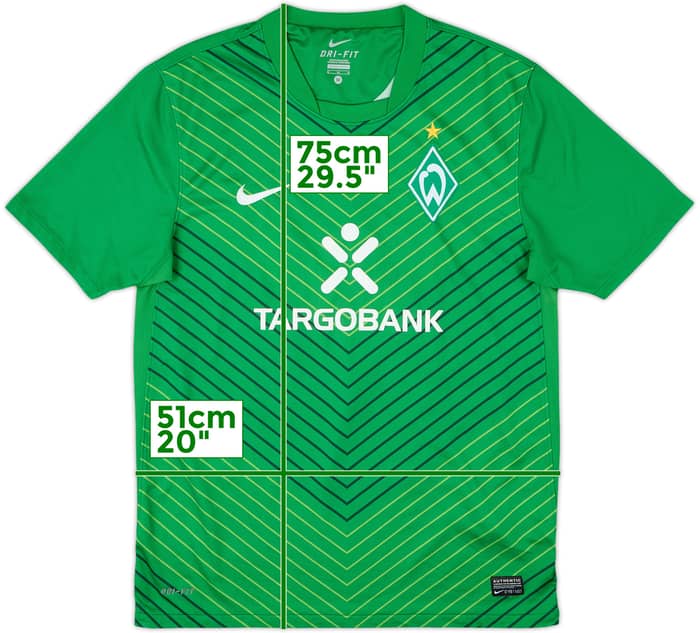 2011-12 Werder Bremen Home Shirt - 3/10 - (M)