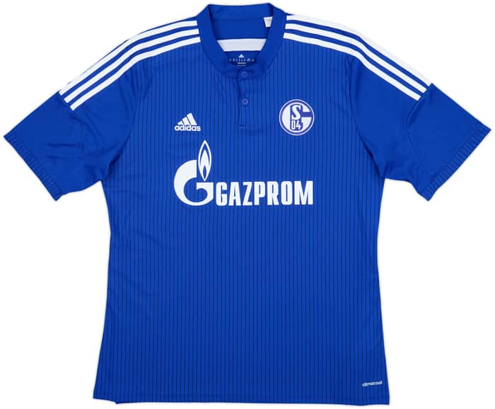 2014-16 Schalke Home Shirt Geis #5 - 9/10 - (XL)