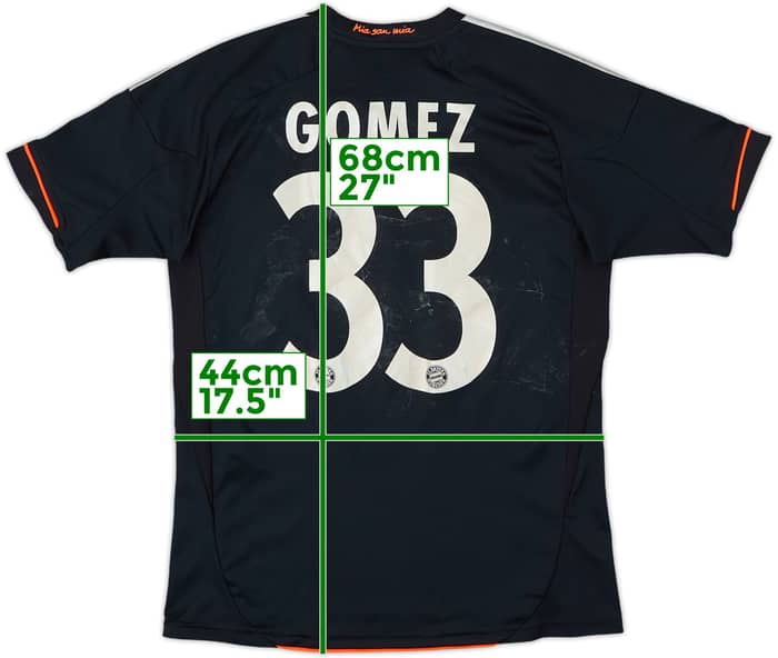 2012-13 Bayern Munich Third Shirt Gomez #33 - 4/10 - (L.Boys)