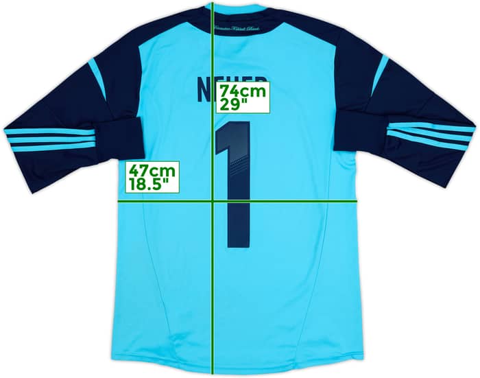 2012-13 Germany GK Shirt Neuer #1 - 6/10 - (XL.Boys)