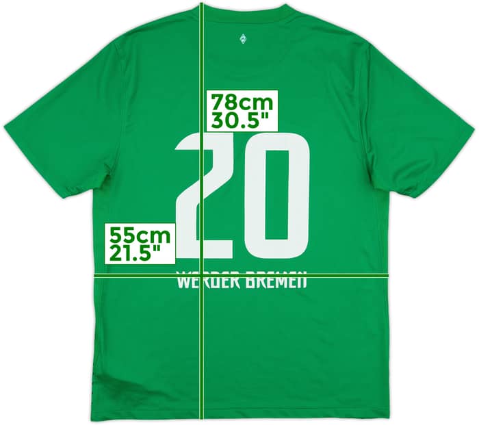 2011-12 Werder Bremen Home Shirt Ekici #20 - 6/10 - (L)