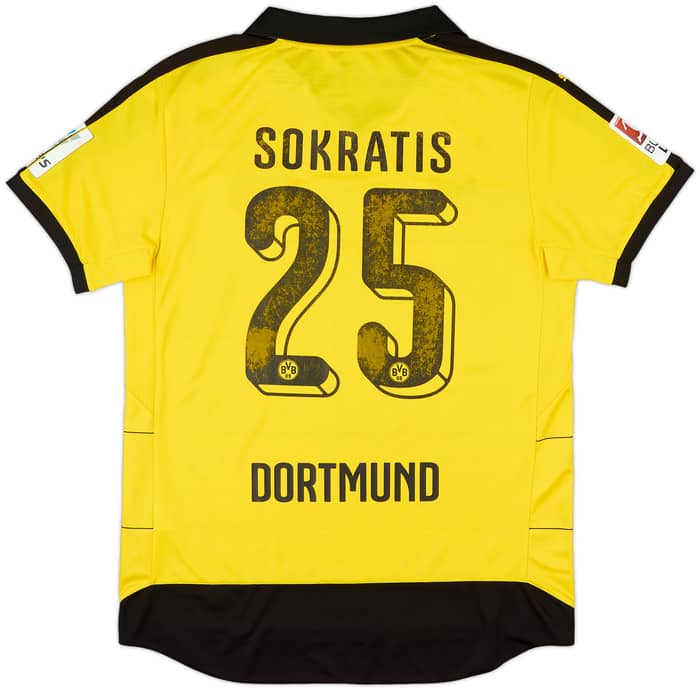 2015-16 Borussia Dortmund Home Shirt Sokratis #25 - 5/10 - (L)