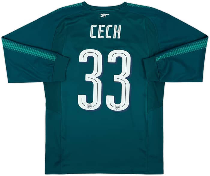 2017-18 Arsenal GK Shirt Cech #33 - 10/10 - (L)