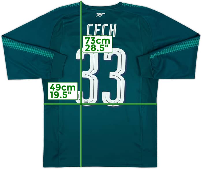 2017-18 Arsenal GK Shirt Cech #33 - 10/10 - (L)