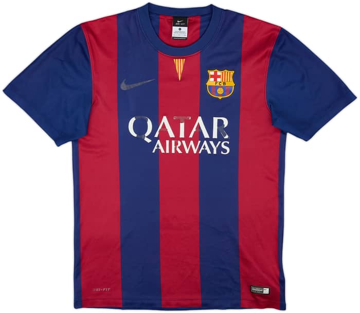 2014-15 Barcelona Basic Home Shirt - 4/10 - (S)