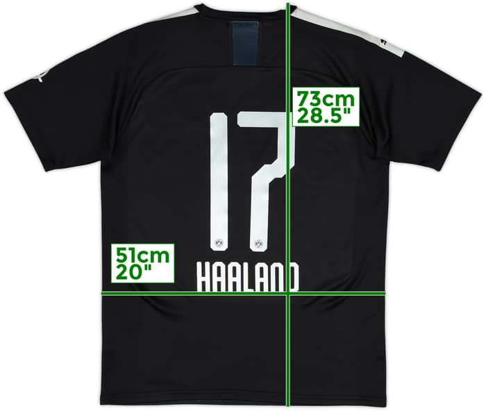 2019-20 Borussia Dortmund Away Shirt Haaland #17 - 10/10 - (M)