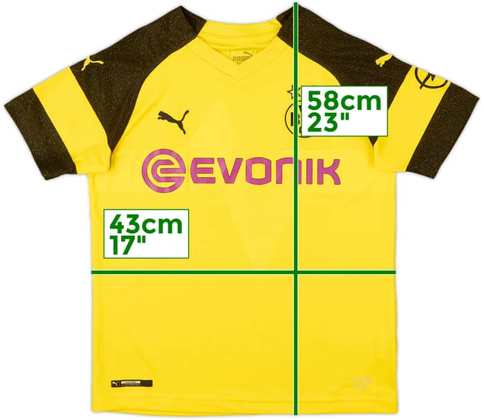 2018-19 Borussia Dortmund Home Shirt - 6/10 - (M.Boys)