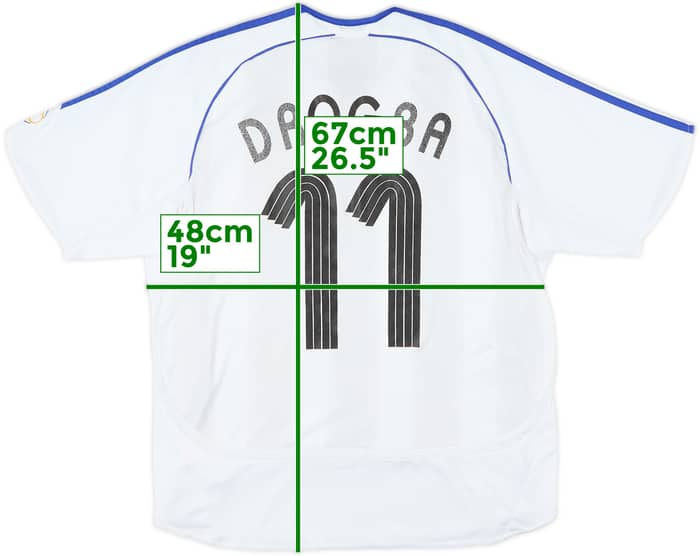 2006-07 Chelsea Away Shirt Drogba #11 - 7/10 - (L.Boys)