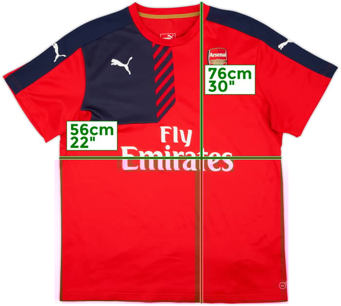 2015-16 Arsenal Puma Training Shirt - 7/10 - (XXL)