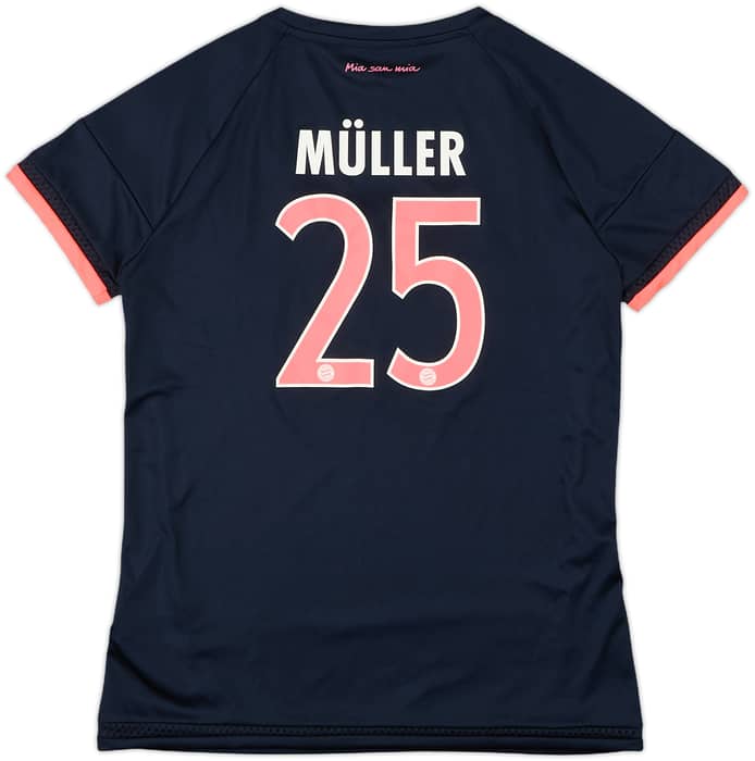 2015-16 Bayern Munich Third Shirt Muller #25 - 9/10 - (Women's M)