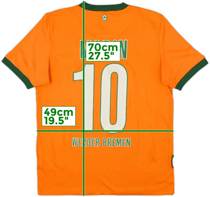 2009-10 Werder Bremen Third Shirt Marin #10 - 5/10 - (S)