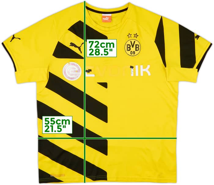 2014-15 Borussia Dortmund Home Shirt - 4/10 - (L)