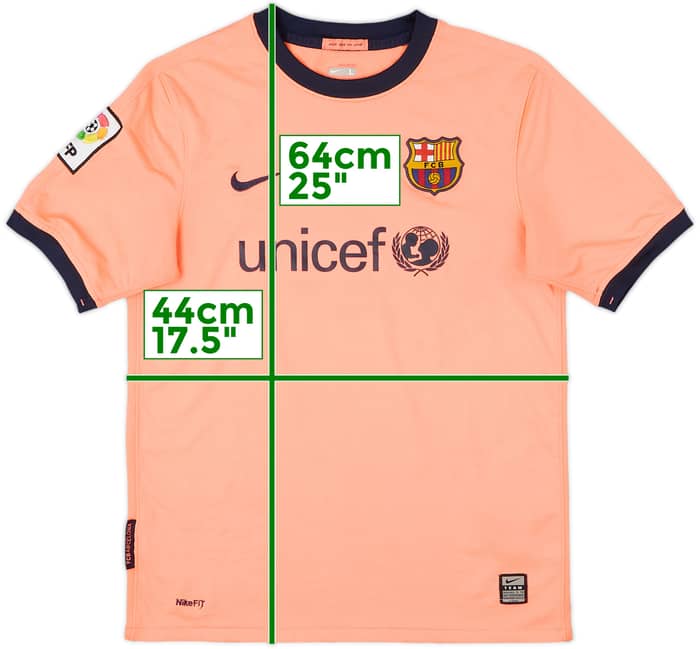 2009-10 Barcelona Away Shirt - 7/10 - (L.Boys)