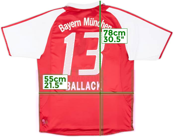 2003-04 Bayern Munich Home Shirt Ballack #13 - 5/10 - (L)